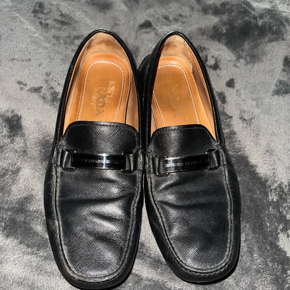 Mens Prada loafers authentic size 8-9 - Picture 3 of 5